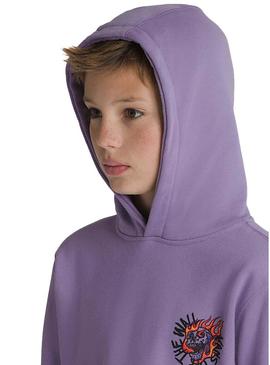 Moletom Vans Vortex roxo para criança.