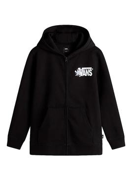 Moletom Vans Super preto para menina.