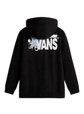 Moletom Vans Super preto para menina.