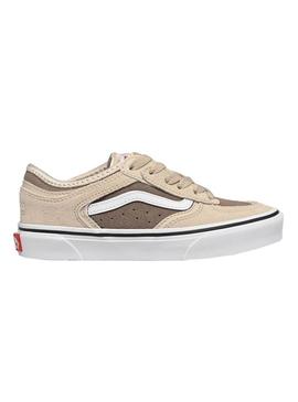 Tênis Vans Rowley Classic camelo para meninos e meninas