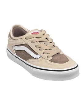 Tênis Vans Rowley Classic camelo para meninos e meninas
