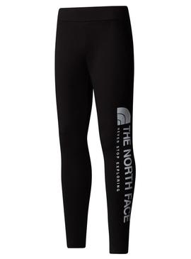 Calças legging The North Face Vertical Graphic para meninas.