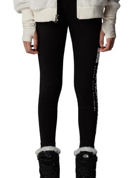 Calças legging The North Face Vertical Graphic para meninas.