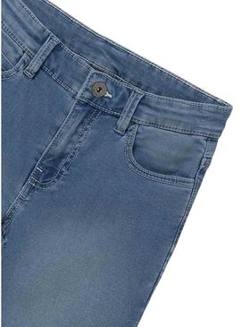 Bermuda  Mayoral soft azul médio menino