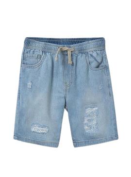 Bermuda Mayoral denim rasgada para menino