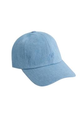 Boné Silbon Raqueta em denim para homem.