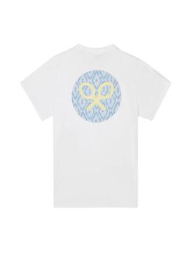 Camiseta Silbon Círculo branco para homem