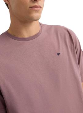 Camisola Silbon Minilogo rosa para homem