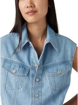 Vestido de ganga icônico Levi's para mulher