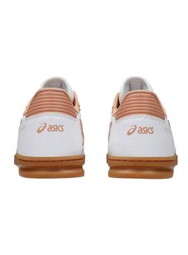 Tênis Asics Skyhand OG branco e rosa para mulher