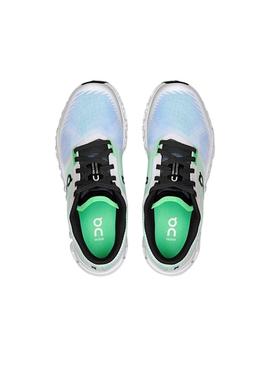  Sneakers On Cloud 6 verde e azul para mulher