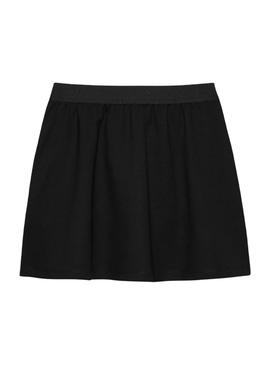 Saia Calvin Klein Jeans Flare preta para menina.
