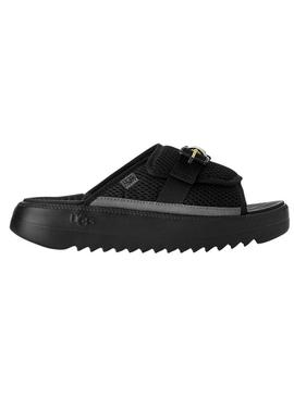 Chinelos UGG Maxxer 2.0 preto para homem.