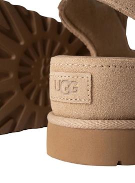 Sandálias UGG Goldenstar Hi em bege para mulher.