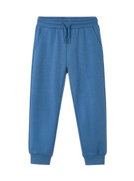 Calça esportiva Mayoral básica azul da  para menino.