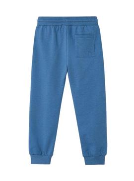 Calça esportiva Mayoral básica azul da  para menino.