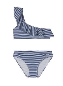 Biquíni Pepe Jeans Stripes azul para menina