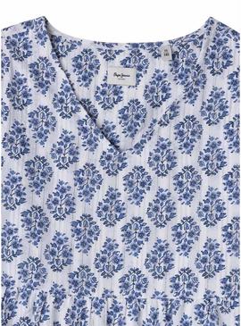 Vestido Pepe Jeans Sophie azul para menina