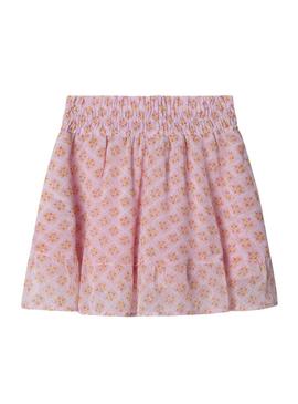 Saia Pepe Jeans Victoria rosa para menina.
