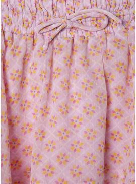 Saia Pepe Jeans Victoria rosa para menina.