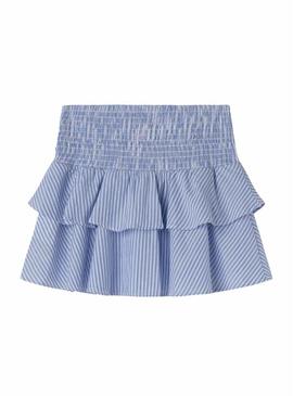 Saia Pepe Jeans Bella azul para menina.