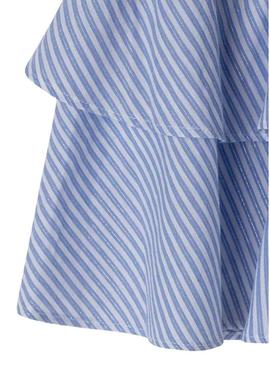 Saia Pepe Jeans Bella azul para menina.