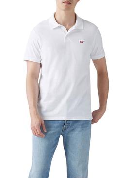 Polo Levis Housemark branco para homem