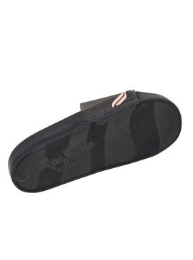 Sandálias Pepe Jeans Slider preto para mulher