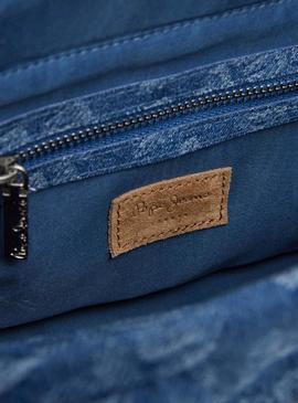 Bolsa Pepe Jeans Zadie denim para mulher