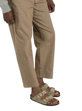 Sandálias Birkenstock Arizona Soft verde para mulher e homem.