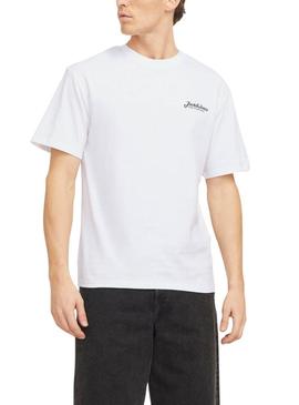 Camisa Jack and Jones Beau branca para homem.