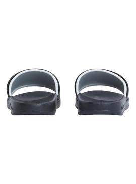 Chinelos Calvin Klein Jeans Slide Monogram preto para homem