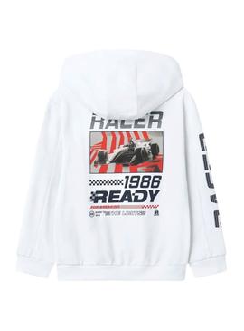 Moletom Name It Hepaw Regular branco para menino