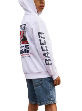 Moletom Name It Hepaw Regular branco para menino