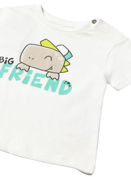 Conjunto Mayoral Punto Print Bucket bege para bebê
