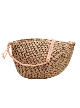Bolsa Pieces Lina Cross Body bege para mulher.
