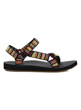 Sandálias TEVA Original Universal Geo multicolor para mulher.