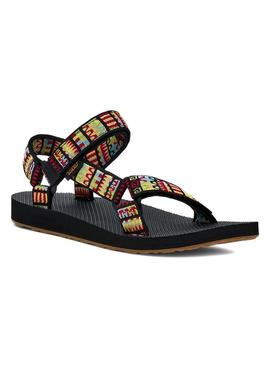 Sandálias TEVA Original Universal Geo multicolor para mulher.