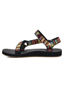 Sandálias TEVA Original Universal Geo multicolor para mulher.