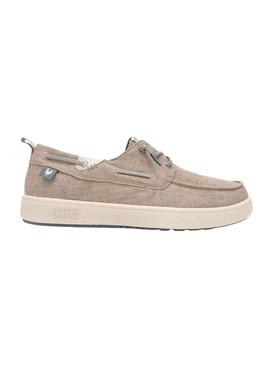 Náutico Walkin Pitas Maui Flax bege para homens