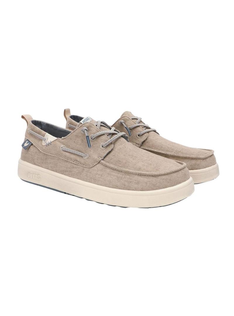 Náutico Walkin Pitas Maui Flax bege para homens