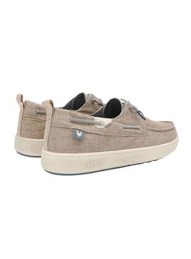 Náutico Walkin Pitas Maui Flax bege para homens