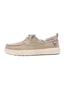 Náutico Walkin Pitas Maui Flax bege para homens