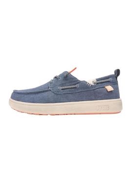 Náutico Walkin Pitas Maui Flax azul para homens.