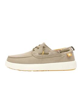 Náuticos Walkin Pitas Maui bege para homens.