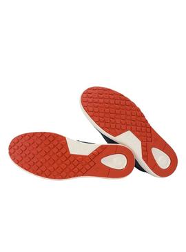 Sapatos Walkin Pitas Wallabi Biarritz marinho para homem.