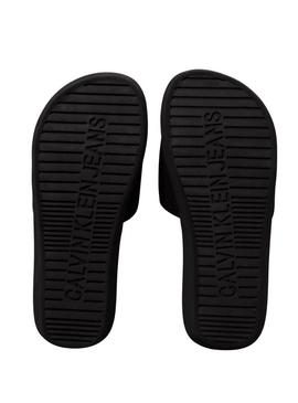 Chinelo plataforma preto Calvin Klein para mulher