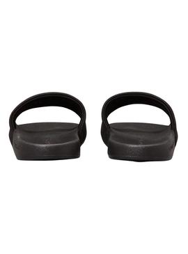 Chinelos Calvin Klein monograma preto para mulher