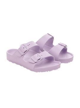 Sandálias Birkenstock Arizona EVA rosa menina