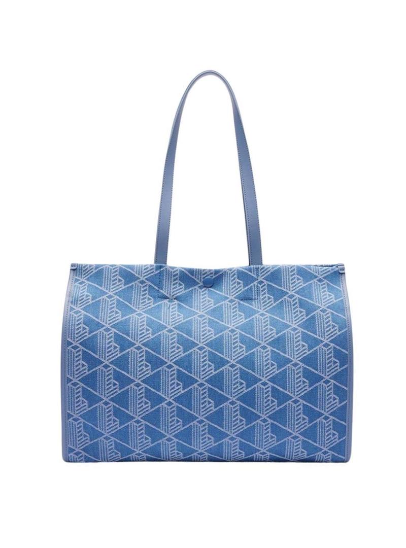 Bolsa Lacoste Shopper Heritage denim para mulheres.